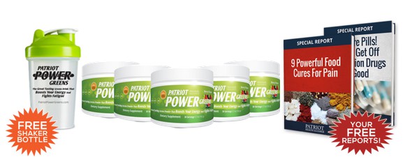 Patriot power greens free gifts